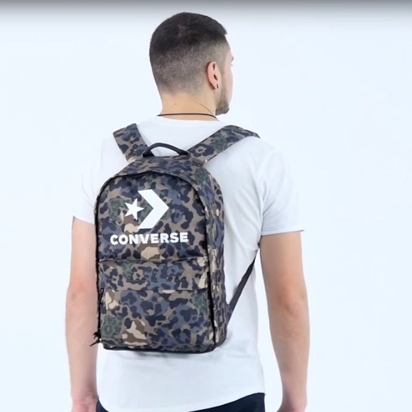 Converse EDC 22 Backpack Animal Black Camo Unisex - Picture 4 of 8